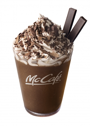 プレミアムチョコレートフラッペ（日本マクドナルドの発表資料より）