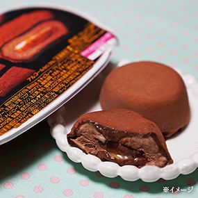 ロッテ「濃厚生チョコ芳醇ショコラ」商品イメージ画像。（画像：セブンイレブン公式サイトより）