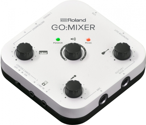 小型オーディオ・ミキサー「GO:MIXER」