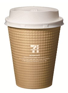 新商品のホットカフェラテ