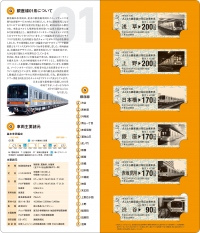 「さよなら銀座線01系記念乗車券」（東京メトロの発表資料より） 