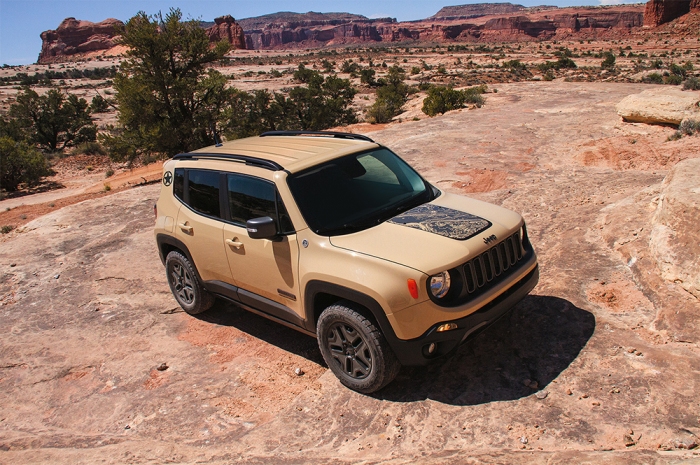 「Jeep Renegade Deserthawk（デザートホーク）」（FCAジャパンの発表資料より） 