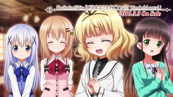 『ガールフレンド(仮)』×『ご注文はうさぎですか??』のコラボが決定! ココア、チノ、リゼ、シャロ、千夜がGF(仮)に登場!!