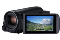 HDビデオカメラ「iVIS HF R82」（左）と「iVIS HF R800」（キヤノン発表資料より）