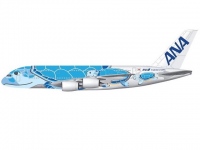 全日空は超大型旅客機エアバスA380を19年春より東京-ホノルル線に導入。特別塗装のデザインがこのほど公表された