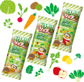 「ガリガリ君リッチグリーンスムージー味」(赤城乳業発表資料より) 「ガリガリ君リッチグリーンスムージー味」(赤城乳業発表資料より)