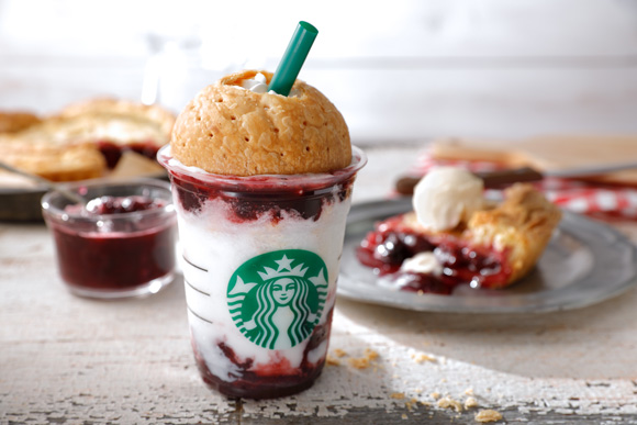 アメリカン チェリー パイ フラペチーノ（スターバックス発表資料より）