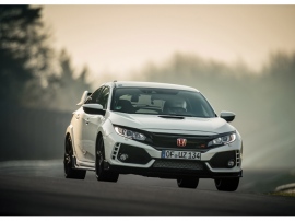 ホンダは、ドイツのニュルブルクリンク北コースで、新型「CIVIC TYPE R (シビック・タイプアール)」の最終的な性能評価のための走行テストを行ない、FFモデルで最速となる、7分43秒80のラップタイムを記録した