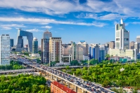 北京の街並み。