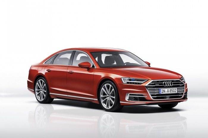 Audi A8。（画像：アウディ・ジャパン発表資料より）