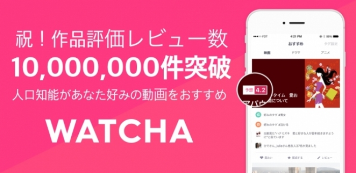 人工知能がお勧め映画を選ぶアプリ Watcha レビュー1千万件突破 財経新聞