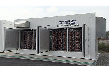 トヨタらが開発している水素発電用の設備(写真: トヨタ自動車の発表資料より)