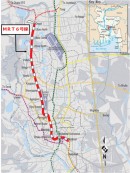 ダッカＭＲＴ６号線路線図