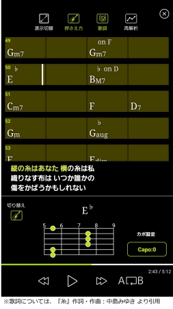 「mysoundプレーヤー 」(画像: ヤマハミュージックエンタテインメントホールディングスの発表資料より)