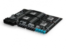 The NVIDIA DRIVE PX "Pegasus" AI computing platform　（写真：NVIDIA発表資料より）