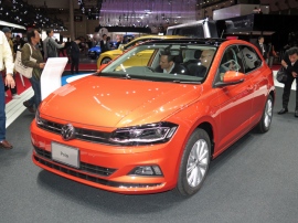 東京モーターショーで日本初公開となったBセグHB車のベンチマーク、新型「VW Polo」、2018年春、日本に上陸する予定