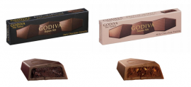 「ダークチョコレート ガナッシュ」(左)と「ミルクチョコレート プラリネ」(画像: セブンイレブン・ジャパンの発表資料より)