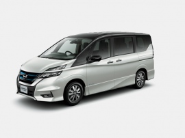 日産製ミニバン最多量販車種に電動パワートレーンを搭載した「セレナe-POWER」、写真は 「e-POWERハイウエイスターV」340万4160円