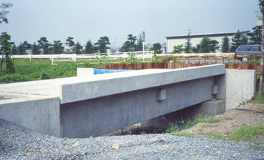 建設当時の実証橋（写真：三井住友建設の発表資料より）