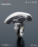 TORCH TORCH/ ALIEN "BIG CHAP" SILVER RING。