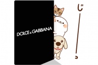 デザイナーの愛犬＆愛猫がモデルに　ドルチェ＆ガッバーナが期間限定LINEスタンプ発表