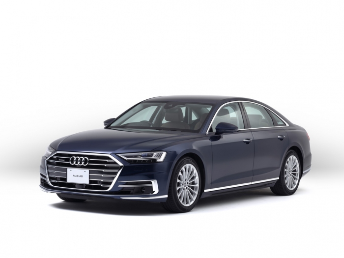 Audi A8。（画像:アウディジャパン発表資料より）