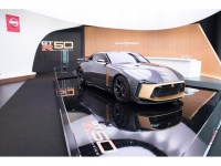 銀座5丁目の「NISSAN CROSSING」に展示する「Nissan GT-R50 by Italdesign」、限定生産最大50台の車両がユーザーの好みにあわせて仕立てられ、価格は約1億1700万円から
