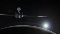 水星磁気圏探査機「みお」（MMO）の観測イメージ (c) JAXA