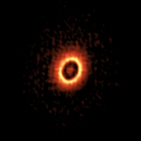 アルマ望遠鏡がとらえたおうし座DM星を囲む原始惑星系円盤 （c） ALMA （ESO/NAOJ/NRAO）,Kudo et al.