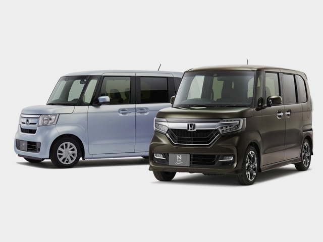 2018年度、国内で販売された乗用車&商用車を含むすべての新車は、525万9506台で前年比1.2%の増加だった。写真はその牽引役である軽自動車「ホンダN-BOX」で、年度販売239,706台(前年比107.3%)だった