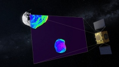 ディディムーンを観測するヘラミッションのイメージ。 (c) ESA
