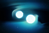 金などの重元素を生み出した中性子星のペア  (c) NASA