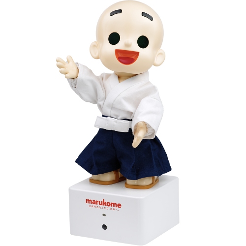 開発された「マルコメ君」のロボット。（マルコメの発表資料より）