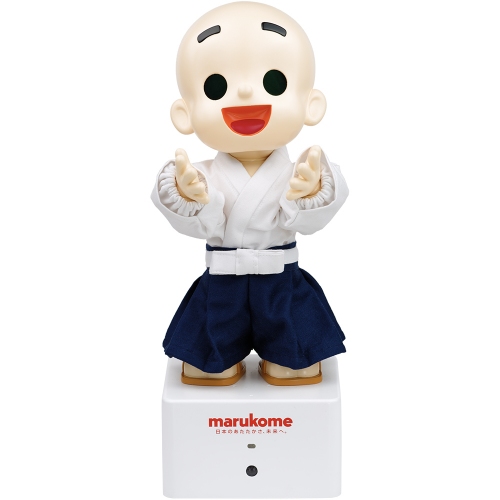 開発された「マルコメ君」のロボット。（マルコメの発表資料より）