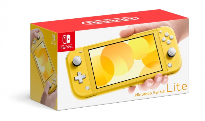 Nintendo Switch Lite イエロー。（画像:任天堂発表資料より）