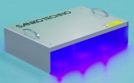 サンコーテクノ<3435>(東2)は、 鋼製・コンクリート製構造物の補修などに使用される紫外線硬化型FRP シート『e-シート』専用の紫外線LED照射器『e-キュア UVライト』を、グループ子会社、スイコーと共同開発し、9月2日(月)より発売。