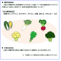 販売する野菜（画像: JR西日本SC開発の発表資料より）