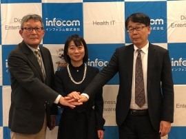 インフォコム<4348>(東1)は1月23日の午後、従業員の健康診断結果やストレスチェックの結果などのデータを一元管理し、健康リスクや生活習慣病などの分析・予測から対策まで可能となる新たなクラウドサービス「WELSA(ウェルサ)」の提供を3月から開始すると発表した。 インフォコム<4348>(東1)は1月23日の午後、従業員の健康診断結果やストレスチェックの結果などのデータを一元管理し、健康リスクや生活習慣病などの分析・予測から対策まで可能となる新たなクラウドサービス「WELSA(ウェルサ)」の提供を3月から開始すると発表した。