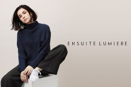2019年9月には同社初のEC限定ブランド「ENSUITE LUMIERE（エンスウィート ルミエール）」を開始していた。（画像: レナウンの発表資料より）