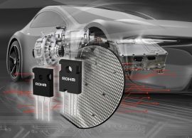 ロームは業界トップの低オン抵抗を実現した第4世代SiC MOSFET の開発に成功。車載主機インバータなどへの普及を加速する