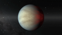 恒星に非常に近い位置にあると想定される木星型惑星のイメージ。(c) 　NASA/JPL-Caltech