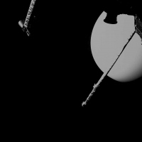 フライバイ中に撮像された金星 （c）ESA/BepiColombo/MTM