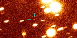 すばる望遠鏡が撮影した小惑星「1998 KY26」 （c） 国立天文台