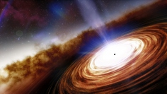 ビッグバンからわずか6億7000万年後のクエーサーJ0313–1806 (c) NOIRLab/NSF/AURA/J. da Silva
