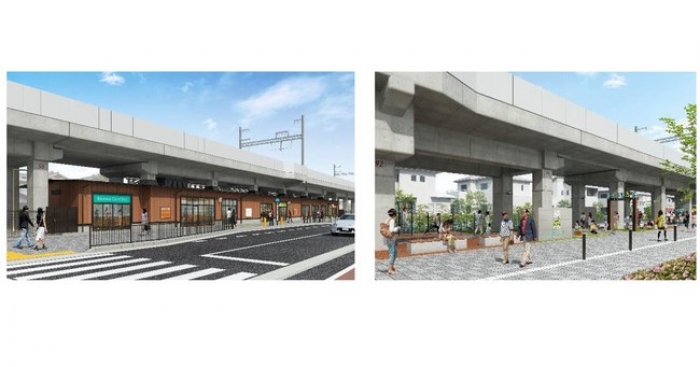 トート阪急洛西口第3期エリアの開業イメージ（阪急電鉄発表資料より）