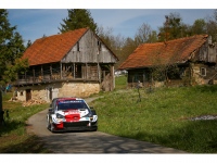 2021年WRC第3戦クロアチア・ラリーの最終日、TOYOTA GAZOO Racing World Rally Teamのセバスチャン・オジエ/ジュリアン・イングラシア組・ヤリスWRC1号車が、僅差の逆転優勝　チームトヨタのワン・ツー・フィニッシュで終えた