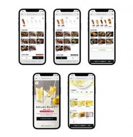 スマホでの注文画面イメージ。（画像: DDホールディングスの発表資料より）