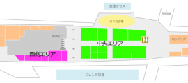 京王クラウン街笹塚のマップ（京王電鉄発表資料より）