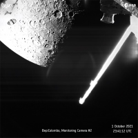 10月1日にベピコロンボが捉えた水星表面画像 (c) ESA/BepiColombo/MTM, CC BY-SA 3.0 IGO