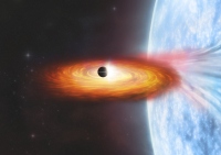 X線源天体と惑星の可能性がある星のイメージ。(c) NASA/CXC/M. Weiss